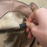 Michael Kors  Trisha Large Triple Gusset Logo Shoulder Bag (vanilla,multi) Photo 9