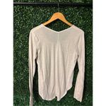 Lululemon  Yogini 5 Year Long Sleeve Tee Heathered White Sz Medium Photo 1
