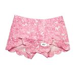 Lilly Pulitzer Lilly Pulitzer Buttercup Shorts She's a Fox Pink 12 Scalloped Cottage Chic Photo 6