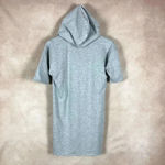 Short Sleeve Athletic Hoodie Dress NWT Size Medium Gray Photo 4