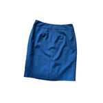 Calvin Klein  Skirt Size‎ 4P Gray Knee Length Pencil Lined Slit Photo 1