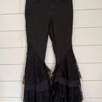 Free People NWOT We The Free Mystique Lace Flare Jeans Photo 6