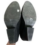 Eileen Fisher Black Suede Rear Zip Ankle Boots Booties Size 6.5 Shoes Photo 6