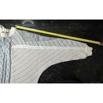 Juice vintage cable Knit patchwork leather Striped Sweater Long Sleeve XL Photo 8