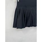 Aerie Offline By Tiebreaker Pleated Mini Skort Women Medium Black Athleisure Photo 8