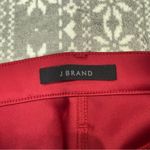 J Brand NWT Alana High Rise Satin Skinny Stretch Pants Ankle Zip Opium Size 30 Photo 3