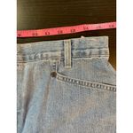 st. john's bay Vtg Denim Midi Skirt Sz 16 Y2K 90s Comfort Elastic Back Slit  Photo 6