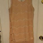 Chic Lace Midi Dress in Cream Photo 0