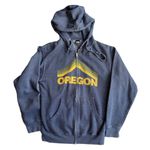 Source Unknown Oregon Navy Blue Zip Up‎ Sweatshirt Estimated Size Small Unisex Photo 0