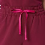 FIGS Uman Relaxed Jogger Scrub Pants in Deep Cranberry, Size Large Photo 2