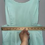 Tea & Cup  Women’s Romper Size S Sage Blue Green Open Back Spaghetti Strap Photo 4