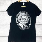 Tultex Albert Einstein Imagination Black Graphic Quote T Shirt 
Women’s Size Large Photo 0