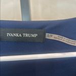 Ivanka Trump  Dress Size Small V-neck Sleeveless Fully Lined, side zipper Navy Photo 4