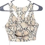 NWT Allfenix Python Shapewear Sports Bra Black Size M Photo 2