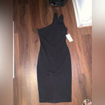 Bailey44 NWT  LBD one shoulder dress sidewinder $200 revolve fall formal party Photo 9