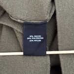 Marled Knit Pants Wide Leg Lounge Women M Olive Green Comfy Casual Size M Photo 6