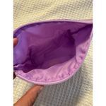 Clinique  Makeup Bag Toiletry Pouch Travel Purple Patches Lavender Photo 2