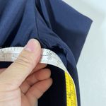 Ralph Lauren Lauren  Sheath Wrap Dress Womens 8 Navy Cold Shoulder Long Sleeve Photo 6