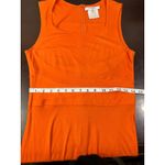 Givenchy Orange Viscose Silk Blend Sleeveless Sheath Dress Medium Resortwear Photo 5