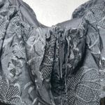 Arula black lace mini dress witchy vamp whimsigoth going out off the shoulder Size XXL Photo 4