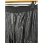 BCBGMAXAZRIA  Wilcox Black Faux Leather Cargo Paneled Leggings Size‎ S Photo 5