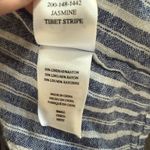 Rails  Jasmine Tibet Stripe Mini Dress Size Small Blue/White Boho Linen Photo 8