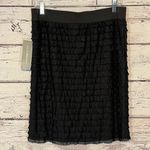 Ny Collection  Black Skirt with Ruffles-Large Photo 1