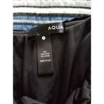 AQUA  Black Velvet One Shoulder Ruffle & Peplum Blouse Top Womens Size Small Photo 9