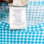 CABIN CREEK Blue White Vintage 1990s Gingham Check Plaid Top Size undefined Photo 5