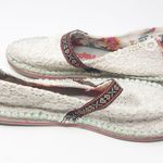 Tigerbegs White Crochet Flats Size 7.5 Photo 6