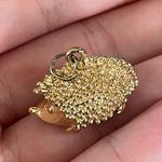 Gold Porcupine Charm Photo 3