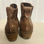 Not Rated Chelsea Ankle Boots Distressed Brown Booties Western Boho Size 7.5 Photo 3
