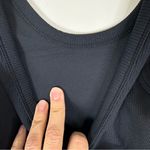 Nuuds Seamless Ribbed Black Tank Bodysuit Small Photo 3