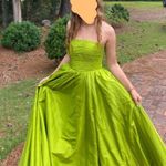 Jovani Strapless A Line Gown Photo 8