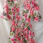 Show Me Your Mumu  Brie Robe Garden Of Blooms Pink Floral Rose Robe One S… Photo 0