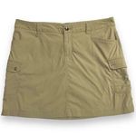 Eddie Bauer Womens Horizon Cargo Skort Outdoor Hiking Khaki Lined Size 10 Photo 0
