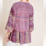 Anthropologie  Maeve Lilyana 100% Silk Tiered Tunic Blouse Top in Size Small Photo 1