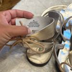 Free People  Gold Gladiator Sandals Photo 5