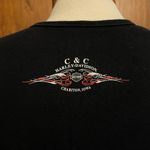 Harley Davidson Sportswear Woman's Bedazzled Shirt Size XL Black Photo 2