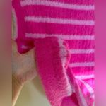 Jacquemus  Le Gilet Neve Sweater Vest‎ Sz Small Pink Striped Fuzzy Photo 8