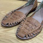 Nisolo Women's Huarache Handwoven Tan Leather Sandals Size 9.5 Photo 4