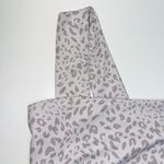 All Fenix Cream & Gray Cheetah Print Wide Strap Sports Bra Size M Photo 1