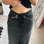 Reformation  Black Denim long Skirt. 27 Photo 15