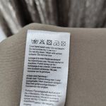 Little Mistress  Womens Sequin Dress 6 Gold Metallic Belt V Neck 3/4 Sleeve Maxi Photo 12