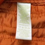 Sigrid Olsen  Large Orange Quilted‎ Knit Ribbed Long Sleeve Button Jacket Pockets Photo 3