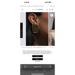 Gold JLUXLABEL Logo Earrings Photo 6