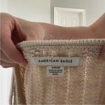 American Eagle  Cream Cable Knit Sweater Crop Top Photo 4