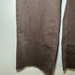 Judy Blue NWT High Rise Brown Retro Wide Leg Jeans Front Patch Pocket Women 14W Photo 3