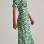 💕FAVORITE DAUGHTER💕 Vineyard Maxi Dress ~ Retro Mosaic Green Print 4 NWOT Photo 3