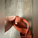 Cole Haan X Nike Air Heels Pumps Strappy Sandals Funky Retro Orange Coral Size 7 Photo 10